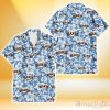 San Francisco Giants White Hibiscus Light Blue Texture Background 3D Hawaiian Shirt Gift For Fans