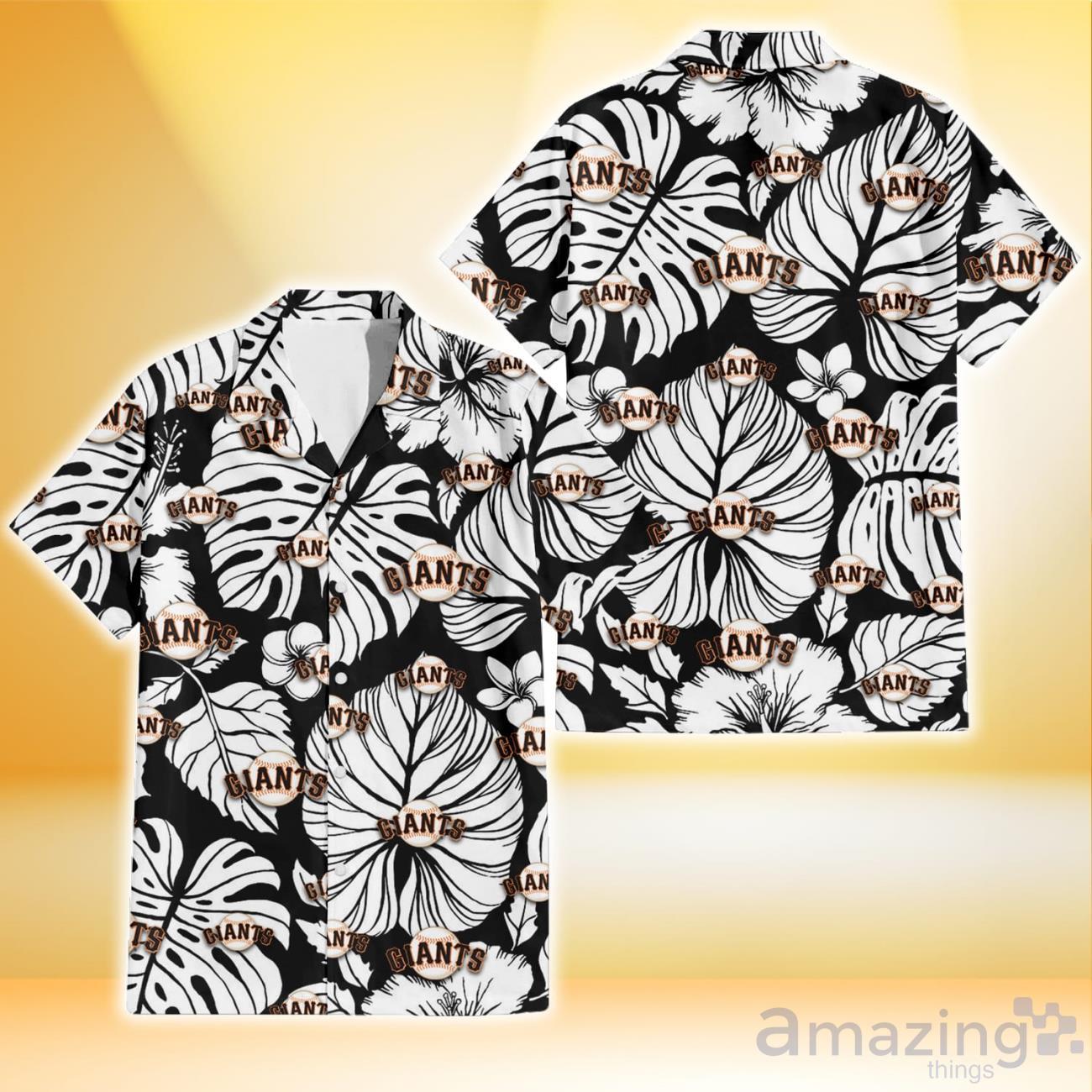 San Francisco Giants Hawaiian Sketch Palm Leaves Shirt, Best Gift