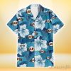 San Francisco Giants White Hibiscus Turquoise Banana Leaf Navy Background 3D Hawaiian Shirt Gift For Fans