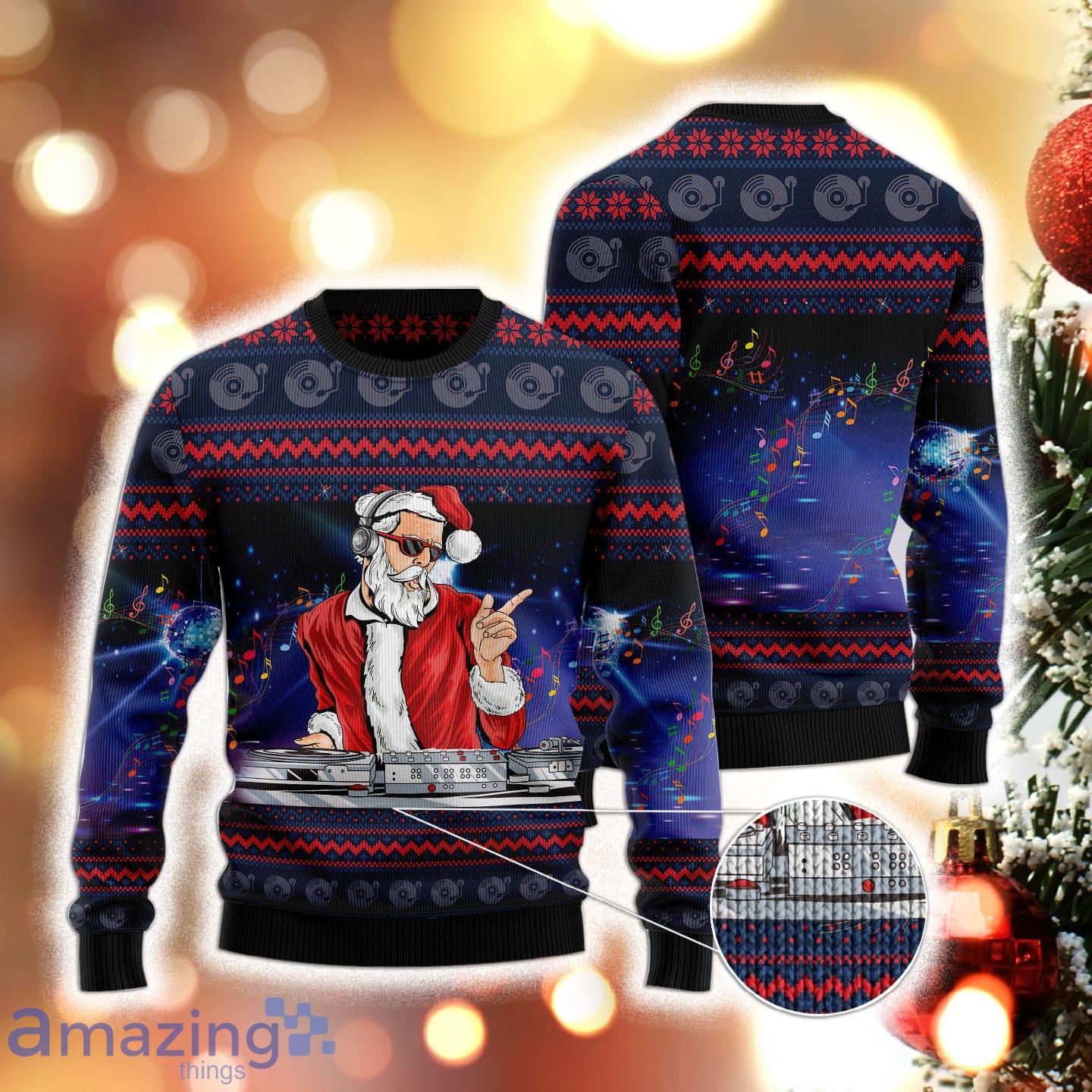 Santa Claus Dance Nig Special Design For Christmas Holiday 3D Sweater Product Photo 1