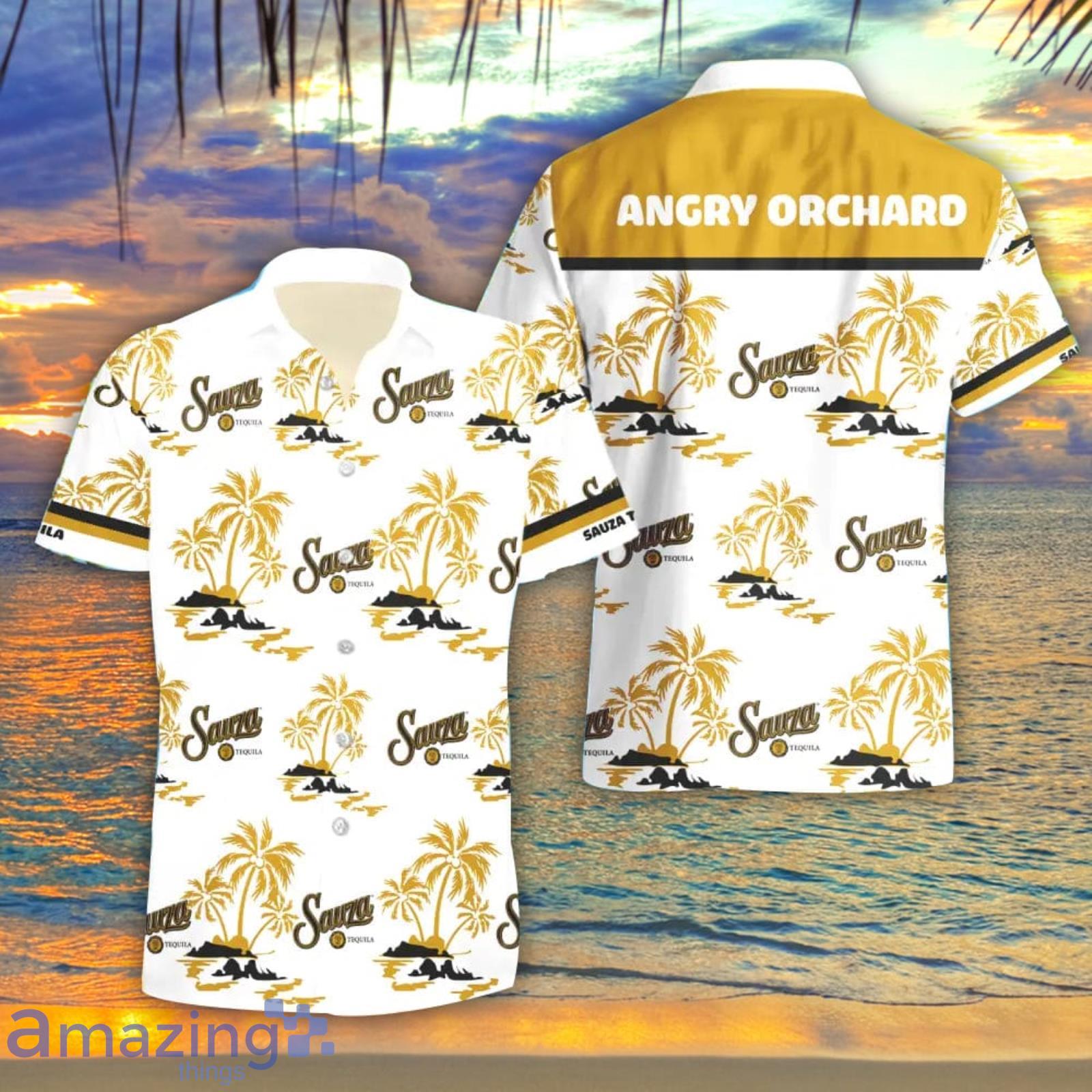 Sauza Tequila Summer Beach Coconut Pattern Hawaiian Shirt And Shorts Men And Women Gift Product Photo 1