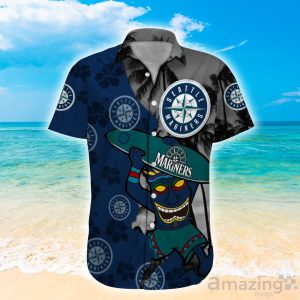 Custom Name Seattle Mariners Hawaiian Shirt And Shorts Best