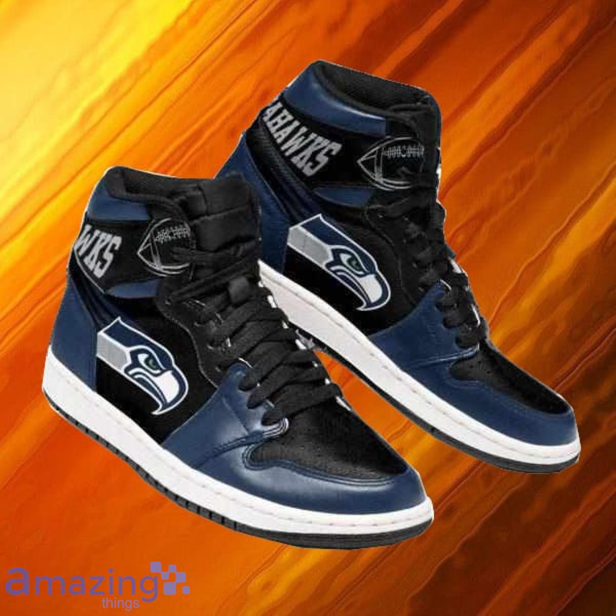 Seattle Seahawks NFL Air Jordan Hightop Best Gift Product Photo 1