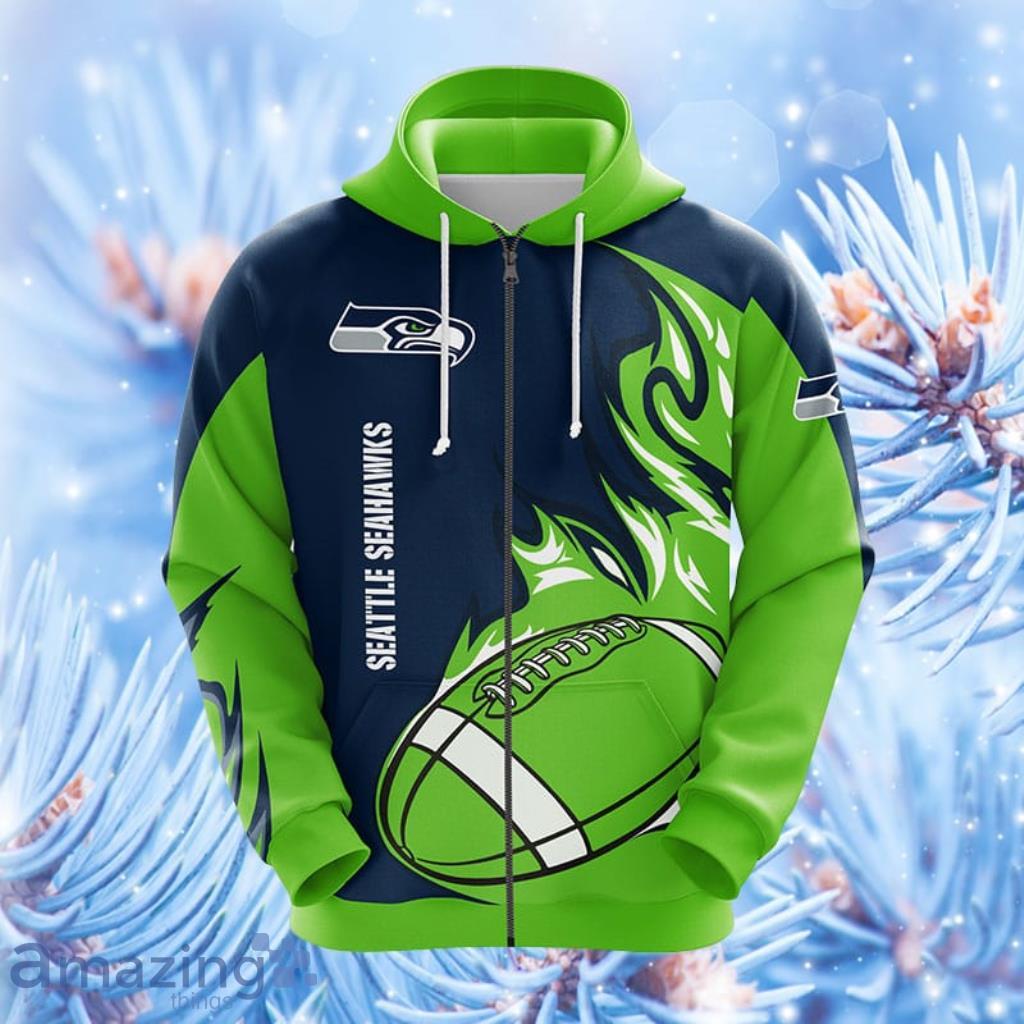 Seattle Seahawks NFL Mens Warm-Up Windbreaker