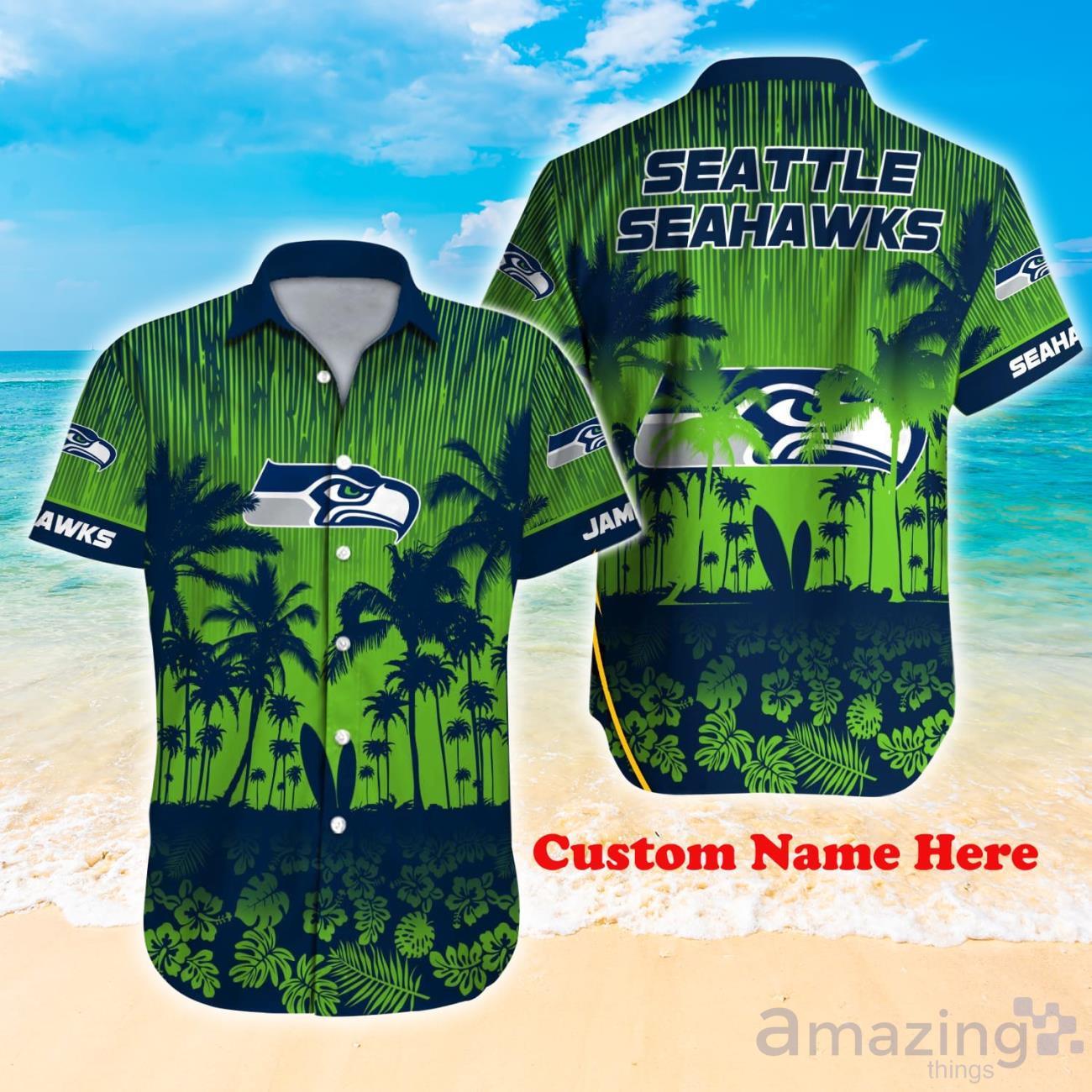 Seattle Seahawks NFL aloha pride summer 3D Polo T-Shirt Hoodie