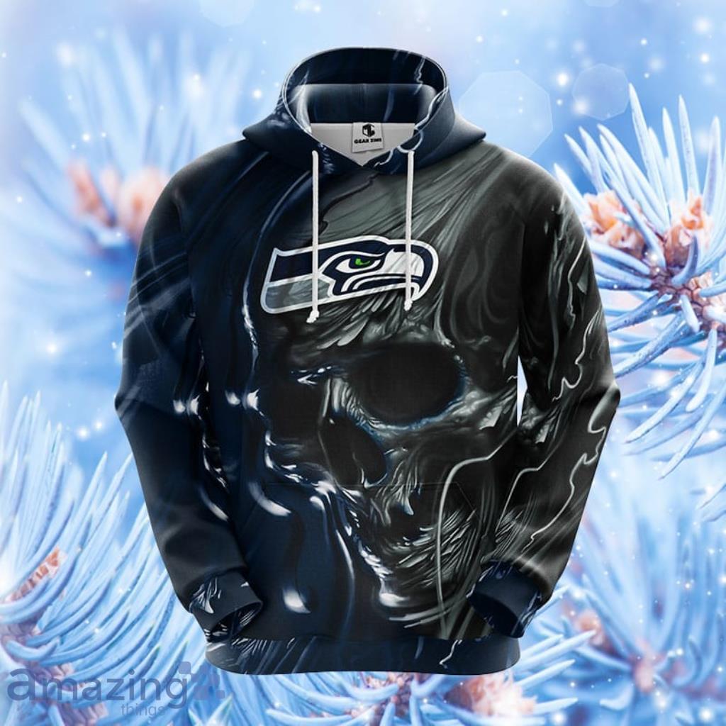 Seahawks skull online hoodie