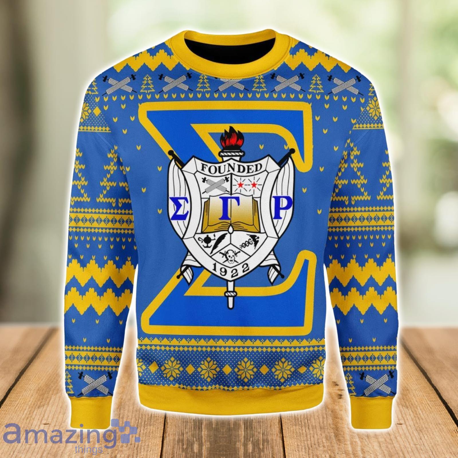 Sigma Gamma Rho Ugly Christmas Sweater Xmas Gift Christmas Gift Sweater Product Photo 1