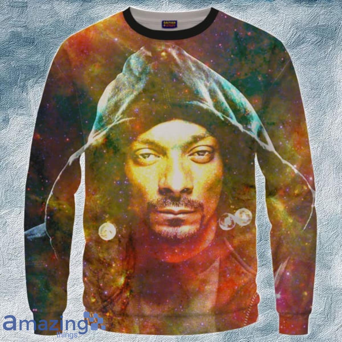 Snoop Dogg Trippy Galactic Stoned Marijuana Cool 3D Sweater Product Photo 1