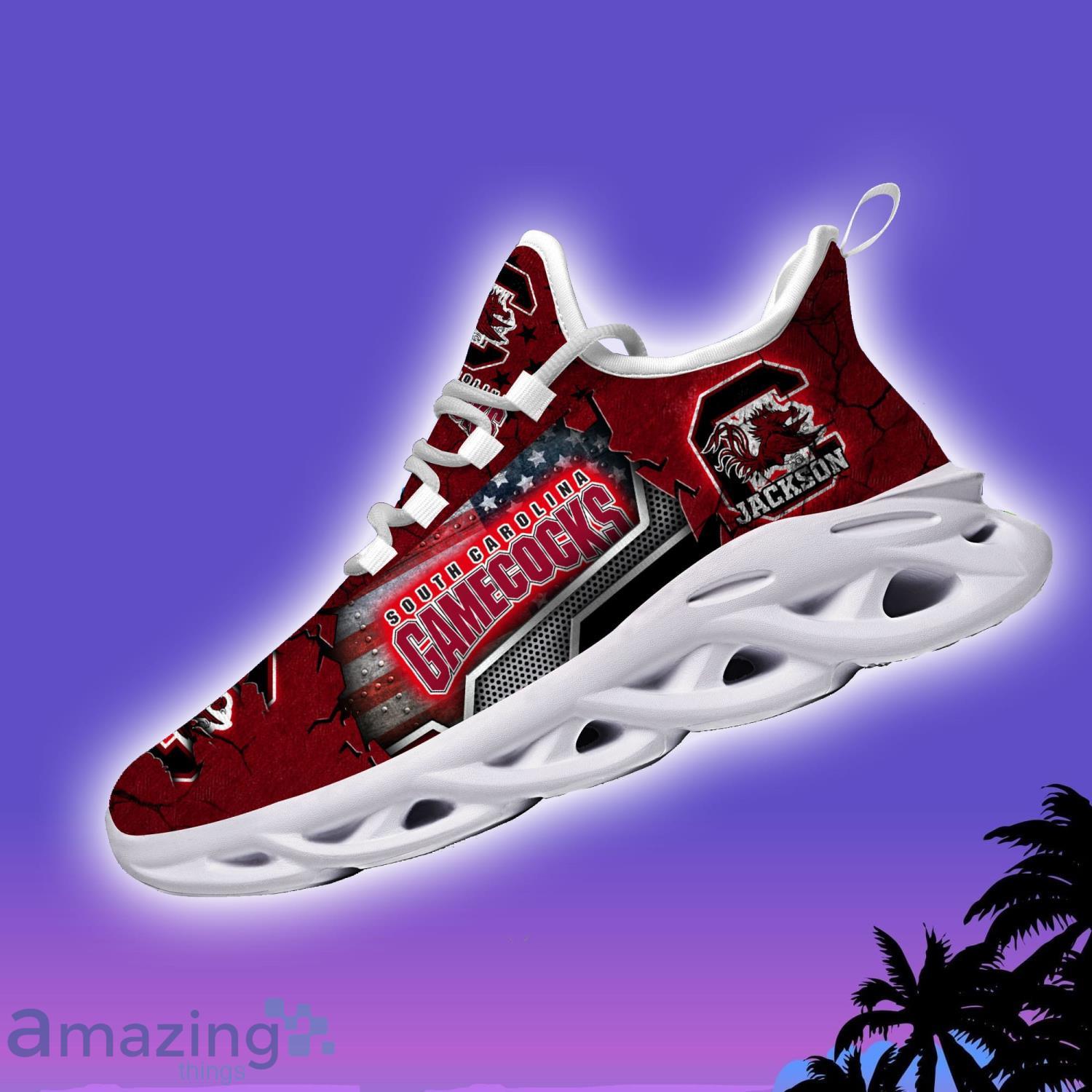 South Carolina Gamecocks NCAA1 Clunky Sneakers Custom Name Sport Max Soul Shoes For Fan image South Carolina Gamecocks NCAA1 Clunky Sneakers Custom Name Sport Max Soul Shoes For Fan Product Photo 3