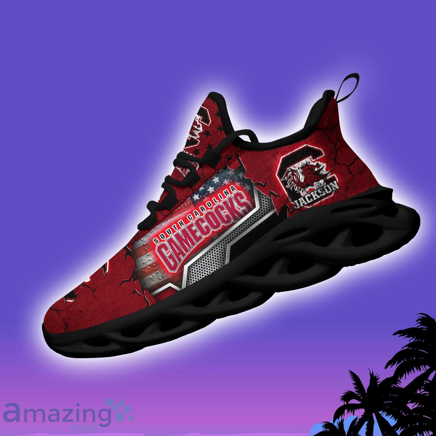South Carolina Gamecocks NCAA1 Clunky Sneakers Custom Name Sport Max Soul Shoes For Fan image South Carolina Gamecocks NCAA1 Clunky Sneakers Custom Name Sport Max Soul Shoes For Fan Product Photo 4