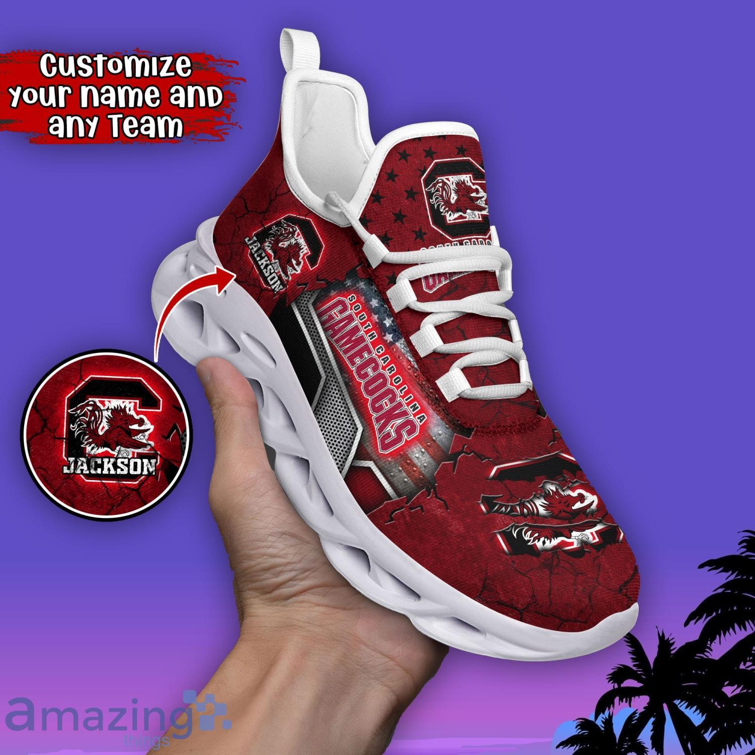 South Carolina Gamecocks NCAA1 Clunky Sneakers Custom Name Sport Max Soul Shoes For Fan Product Photo 1 South Carolina Gamecocks NCAA1 Clunky Sneakers Custom Name Sport Max Soul Shoes For Fan Product Photo 1