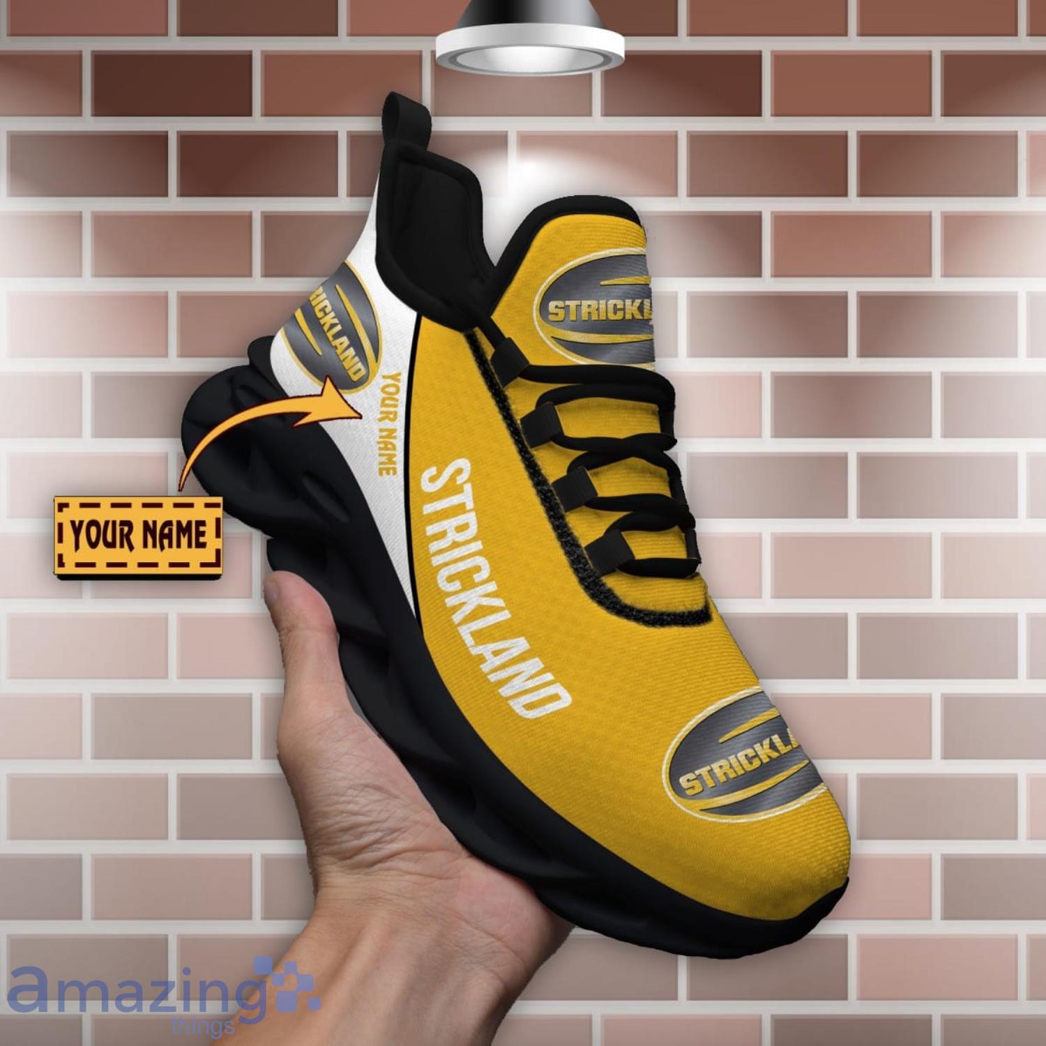 Strickland Max Soul Shoes Men And Women Running Sneakers Custom Name Sport Gift image Strickland Max Soul Shoes Men And Women Running Sneakers Custom Name Sport Gift Product Photo 2