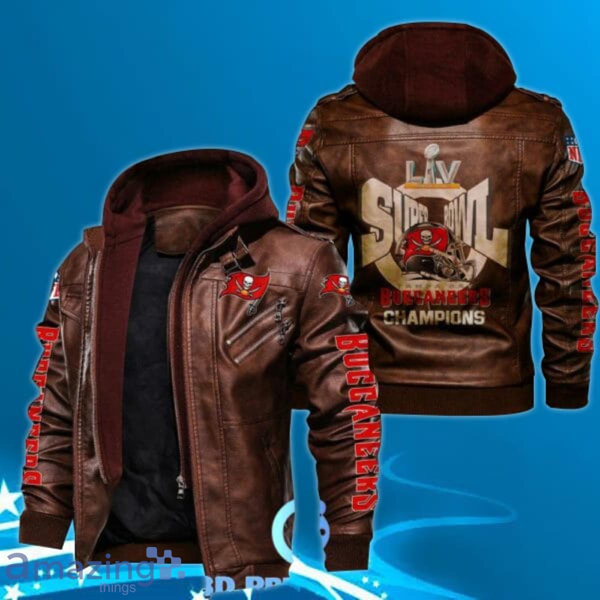 Tampa Bay Buccaneers Leather Jacket For Women