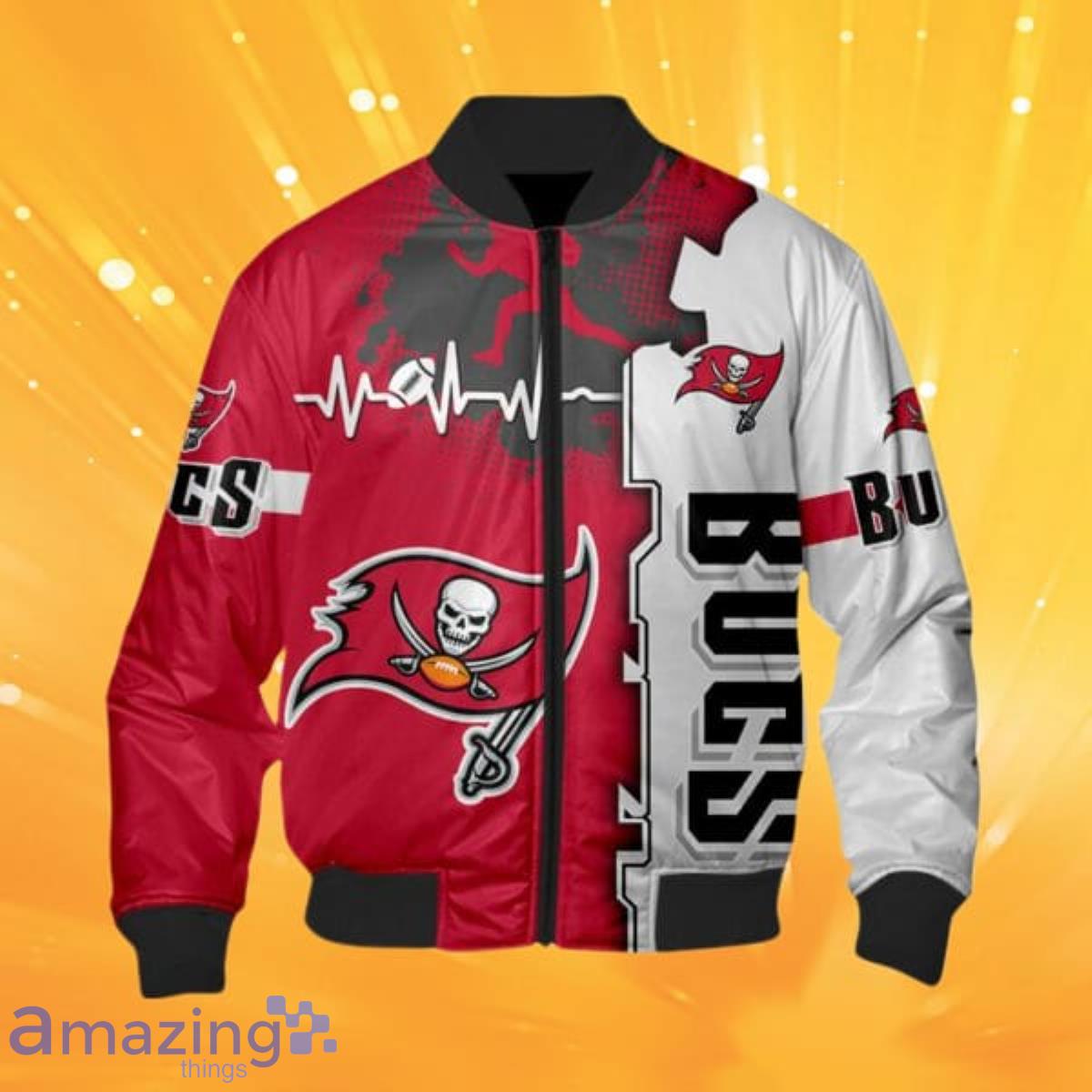 Tampa Bay Buccaneers NFL Bomber Jacket Style Gift For Fans Product Photo 1