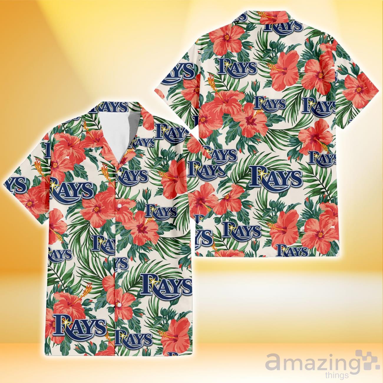 Tampa Bay Rays MLB Flower Hawaiian Shirt Impressive Gift For Fans