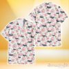 Tampa Bay Rays Light Pink Hibiscus White Background 3D Hawaiian Shirt Gift For Fans