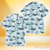 Tampa Bay Rays Pale Turquoise Hibiscus Light Cyan Background 3D Hawaiian Shirt Gift For Fans