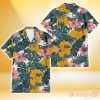 Tampa Bay Rays Yellow Hibiscus Green Banana Leaf Pink Porcelain Flower 3D Hawaiian Shirt Gift For Fans