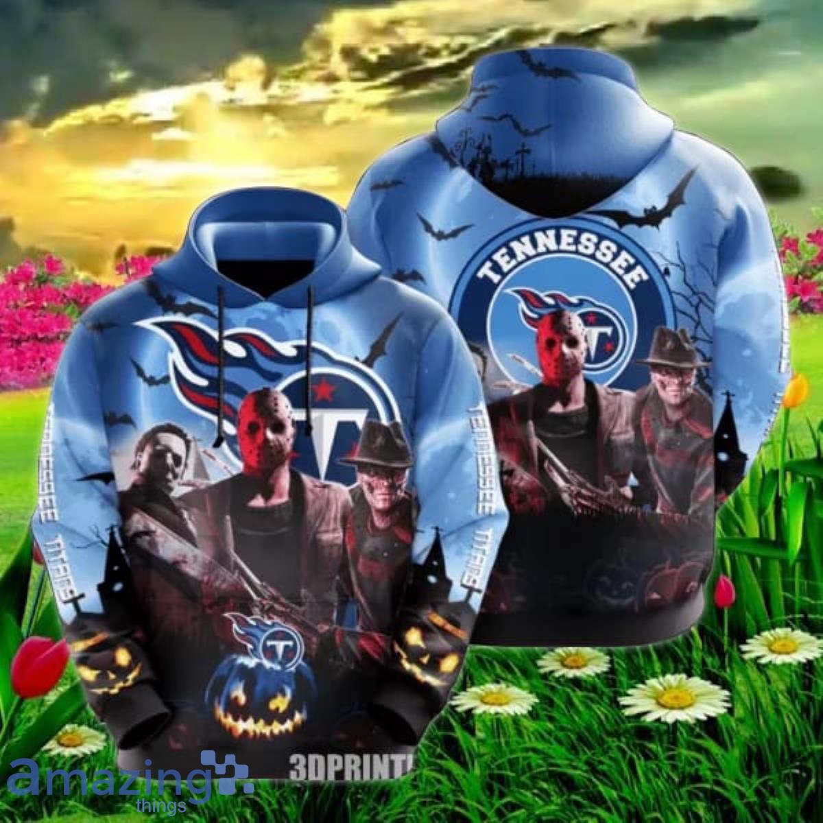 Tennessee Titans NFL Blue Unisex Hoodie, Zip Hoodie 3D All Over