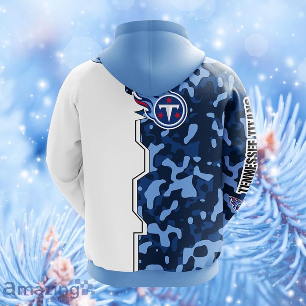 Tennessee Titans NFL Blue Hoodie, Zip Hoodie 3D All Over Print For