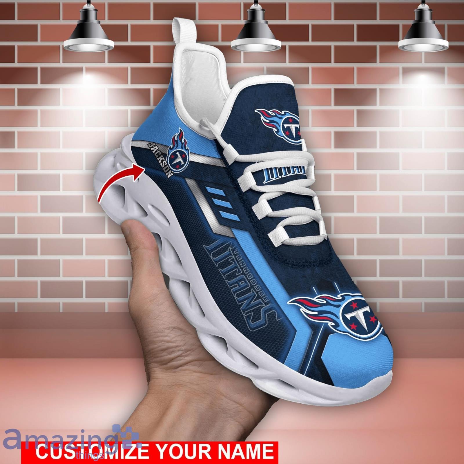 Limited Edition] NFL Tennessee Titans Custom Nike Air Force Sneakers