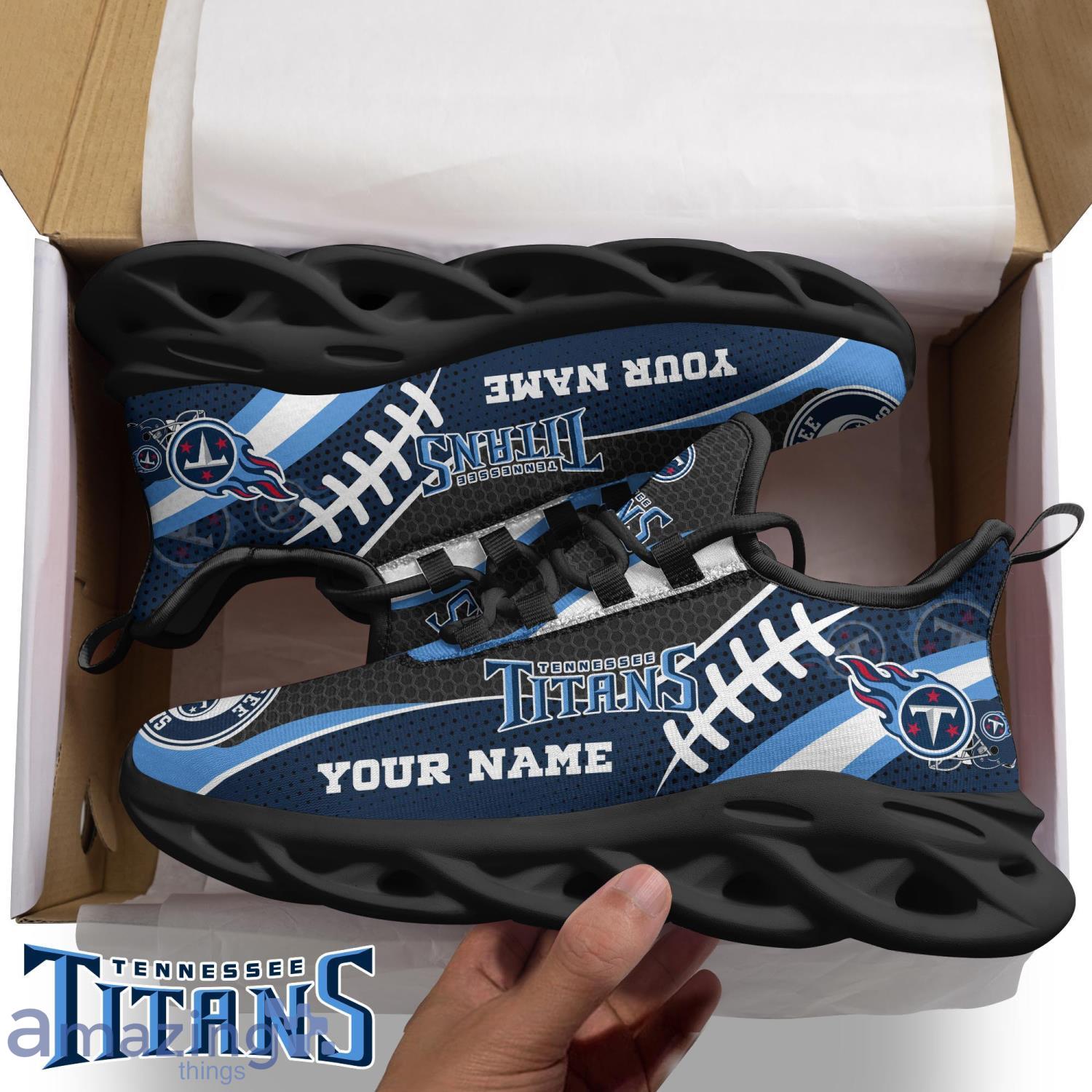 Tennessee Titans NFL Sneakers Custom Name Ultra Max Soul Shoes For Fans