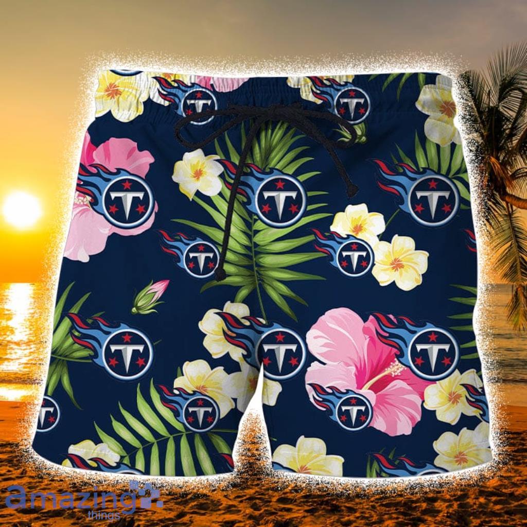 Tennessee Titans NFL Special Floral Tropical Team Spirit Hawaiian