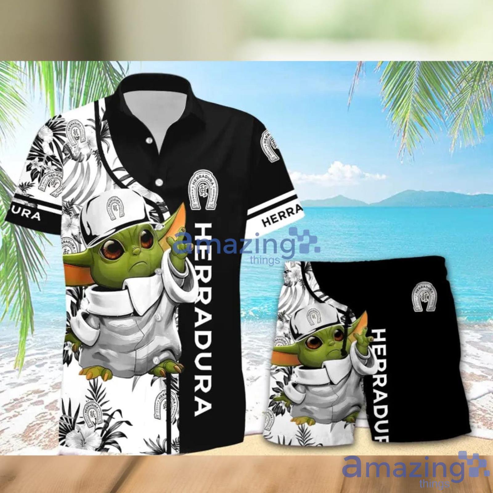 Tequila Herradura Baby Yoda Lover Hawaiian Shirt And Shorts Aloha Summer Gift For Men And Women Product Photo 1