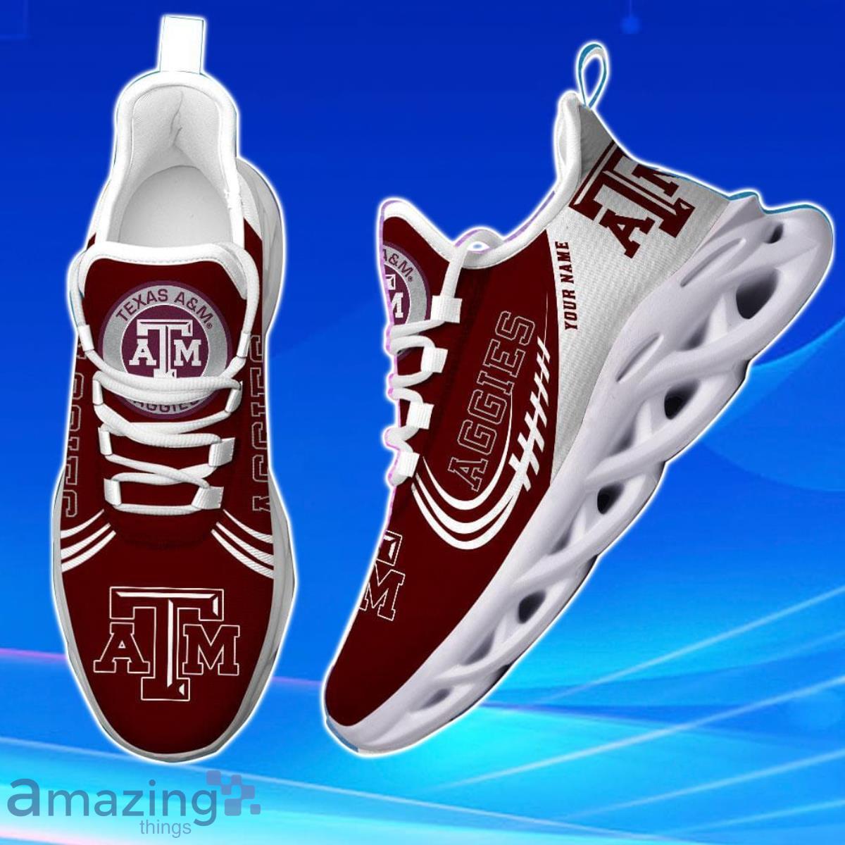 Texas A&M Aggies Custom Name Max Soul Shoes Unique Gift image Texas A&M Aggies Custom Name Max Soul Shoes Unique Gift Product Photo 2