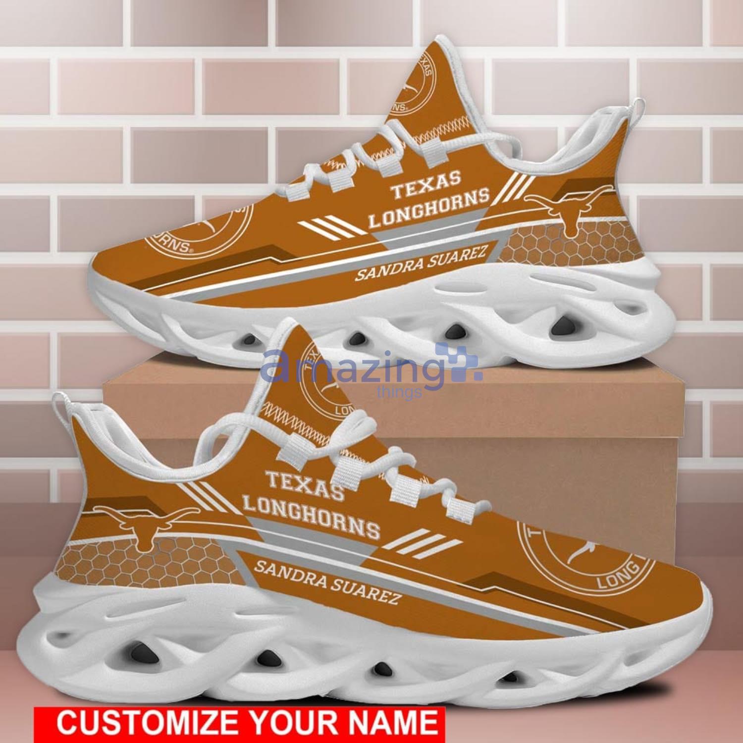 Texas Longhorns Custom Name Personalized Max 1 Max Soul Sneaker Running Sport Shoes Men And Women Gift Product Photo 1
