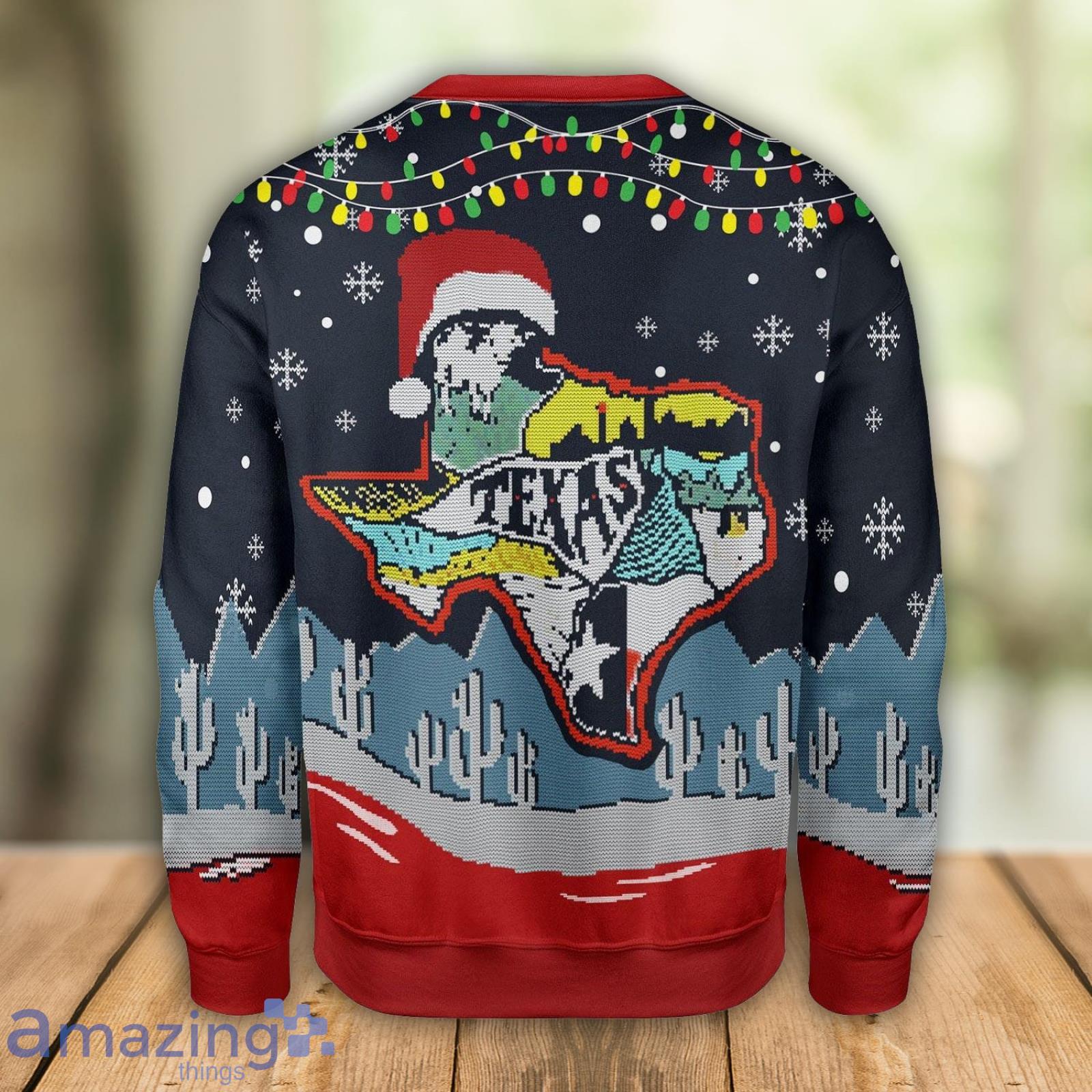 Christmas Gift Houston Texans Christmas Snowflakes Pattern 3D Ugly  Christmas Sweater For Men And Women