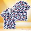 Texas Rangers Modern White Hibiscus Navy Background 3D Hawaiian Shirt Gift For Fans