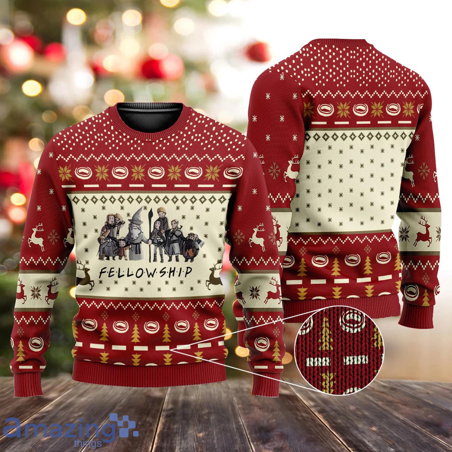 The Fellowship 3D All Over Printed Christmas Ugly Sweater Men And Women Gift Product Photo 1