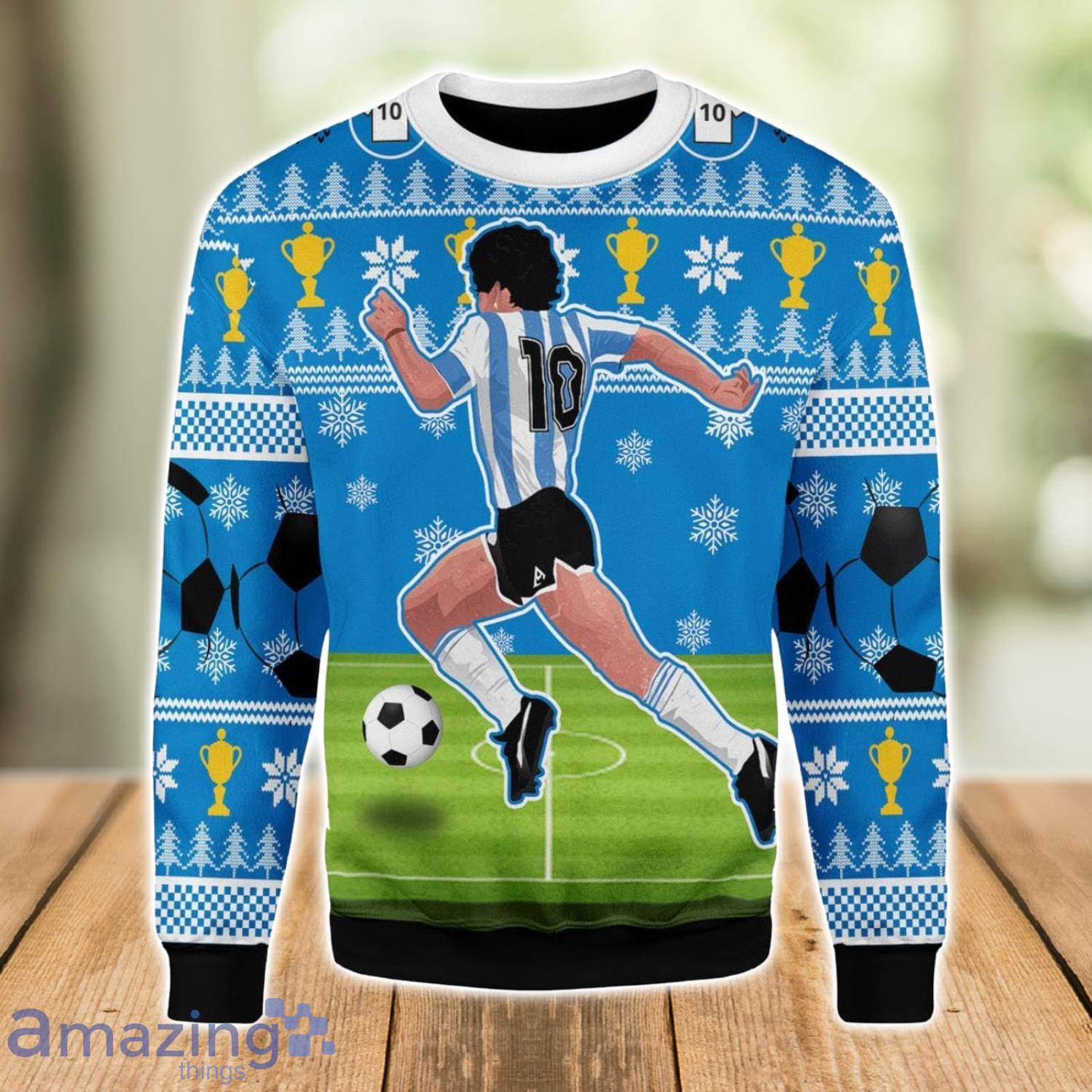 The Golden Boy 3D Ugly Christmas Sweater Xmas Gift Christmas Gift Sweater Product Photo 1