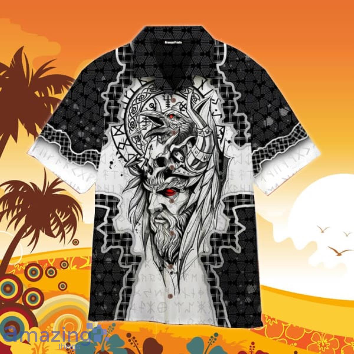 The Raven of Odin Viking God Hawaiian Shirt Best Gift For Men And Women Product Photo 1 The Raven of Odin Viking God Hawaiian Shirt Best Gift For Men And Women Product Photo 1