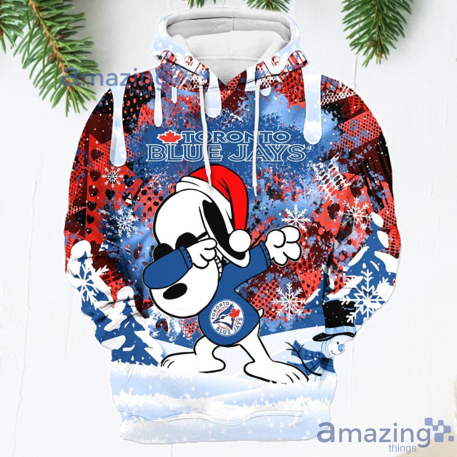 Toronto Blue Jays Snoopy Dabbing The Peanuts Sports Football American  Christmas All Over Print 3D Hoodie - Banantees