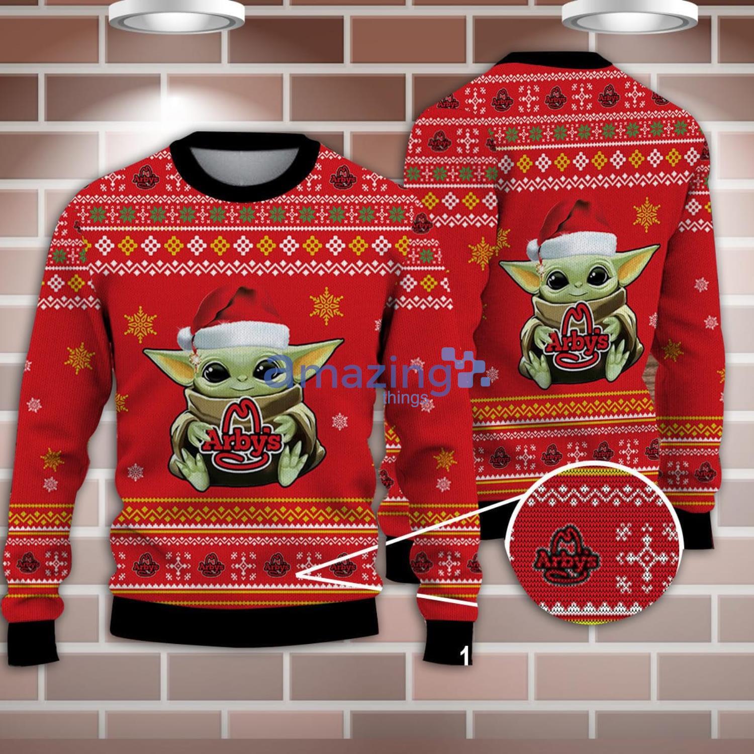 Ugly Christmas Sweater arby's 3D Sweater Christmas Gift For Men And Women image Ugly Christmas Sweater arby's 3D Sweater Christmas Gift For Men And Women Product Photo 1