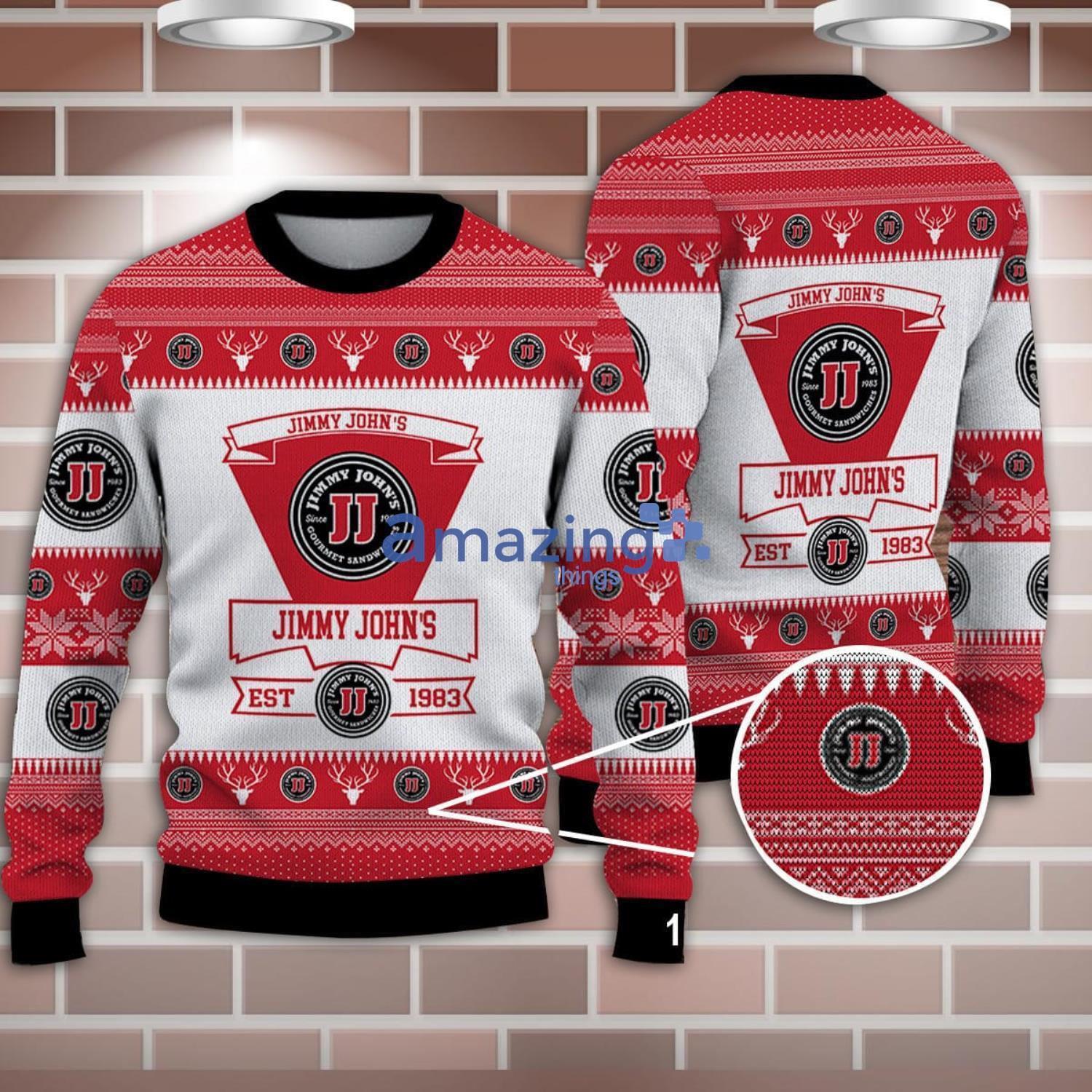 Ugly Christmas Sweater jimmy johns 3D Sweater Christmas Gift For Men And Women Product Photo 1