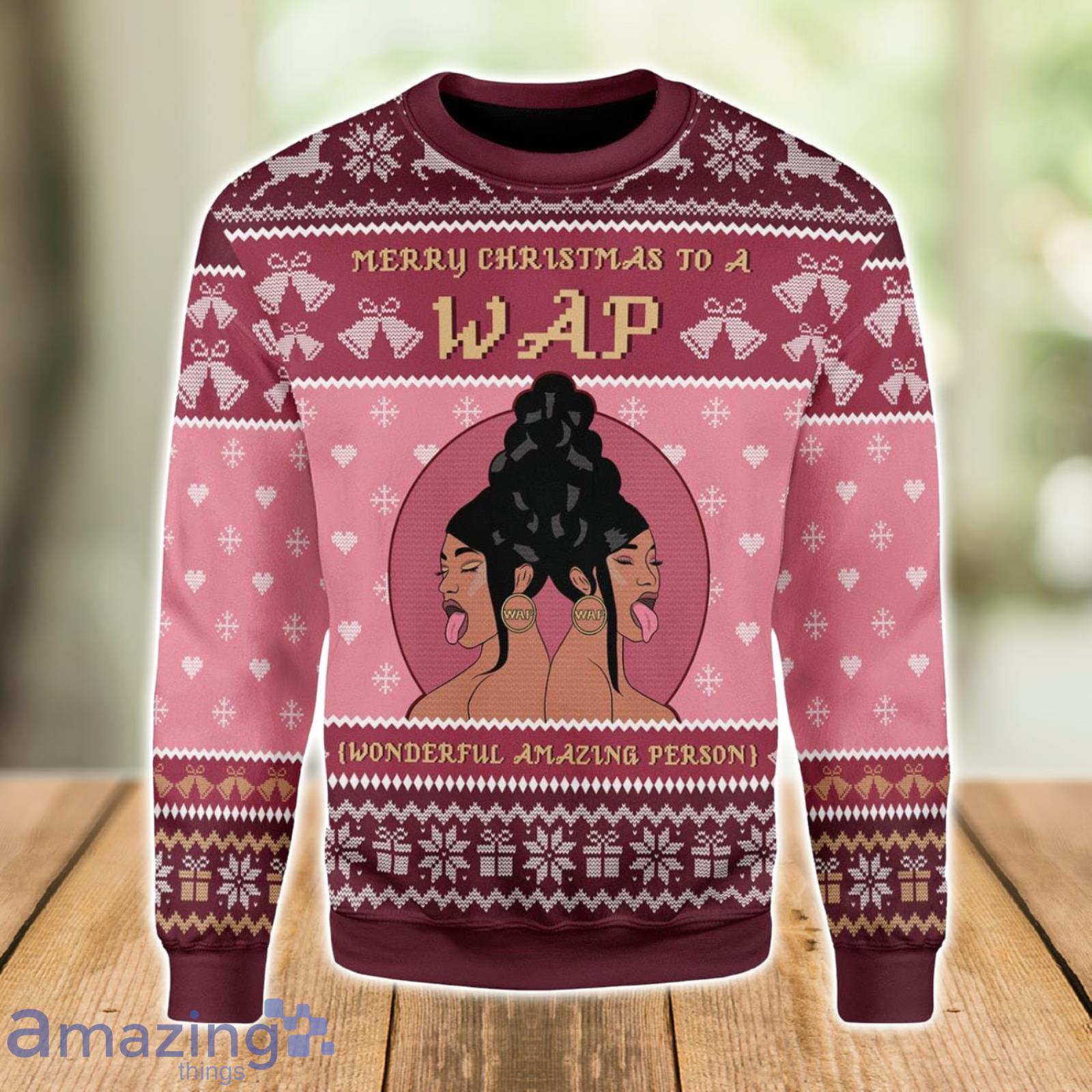 Ugly To A Wap Ugly Christmas Sweater Xmas Gift Christmas Gift Sweater Product Photo 1