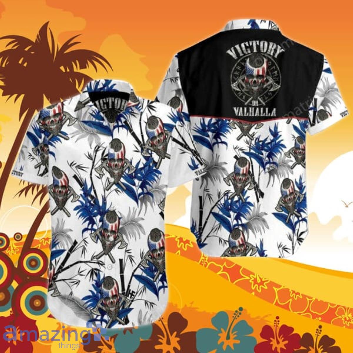 Viking Victory Of Valhalla Hawaiian Shirt For Men And Women Product Photo 1