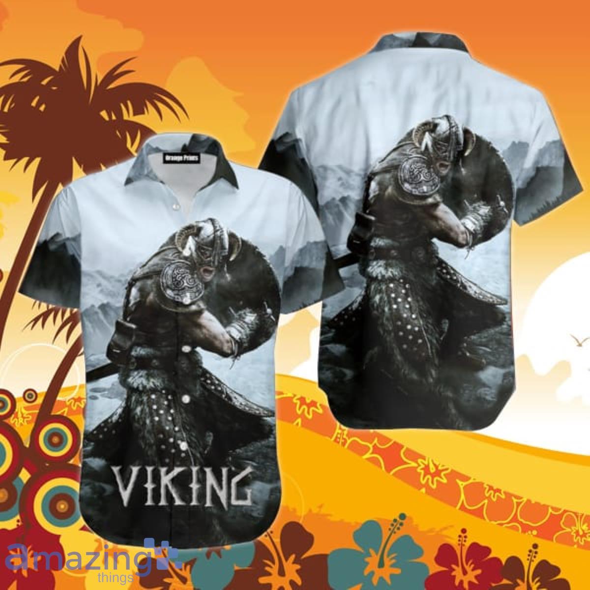 Viking Warrior Hawaiian Shirt For Men And Women Product Photo 1
