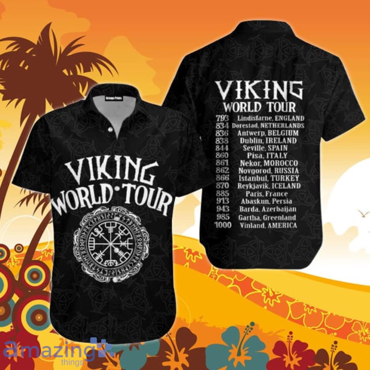 Viking World Tour Hawaiian Shirt For Men And Women Product Photo 1