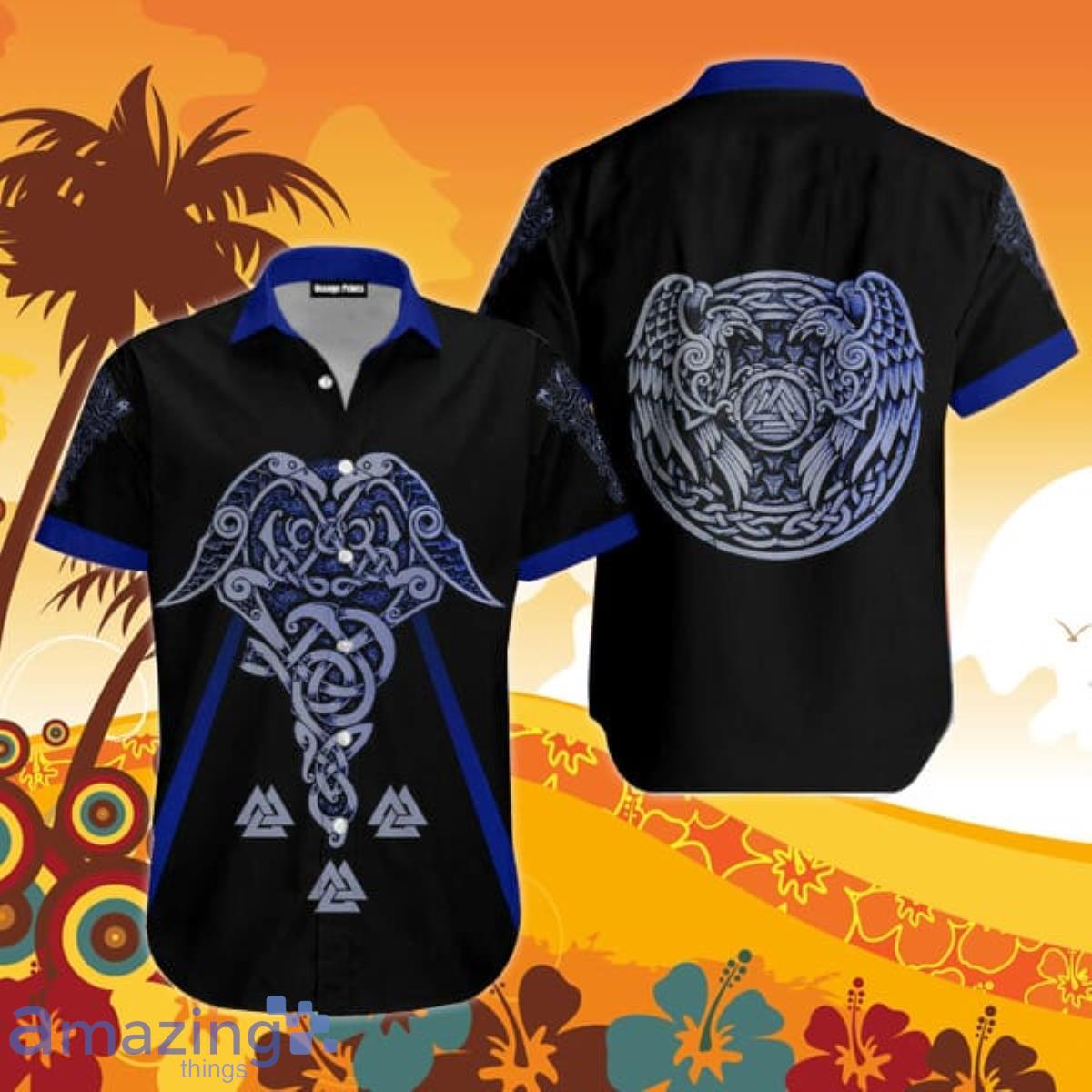 Vikings Tattoo Hawaiian Shirt For Men And Women Product Photo 1