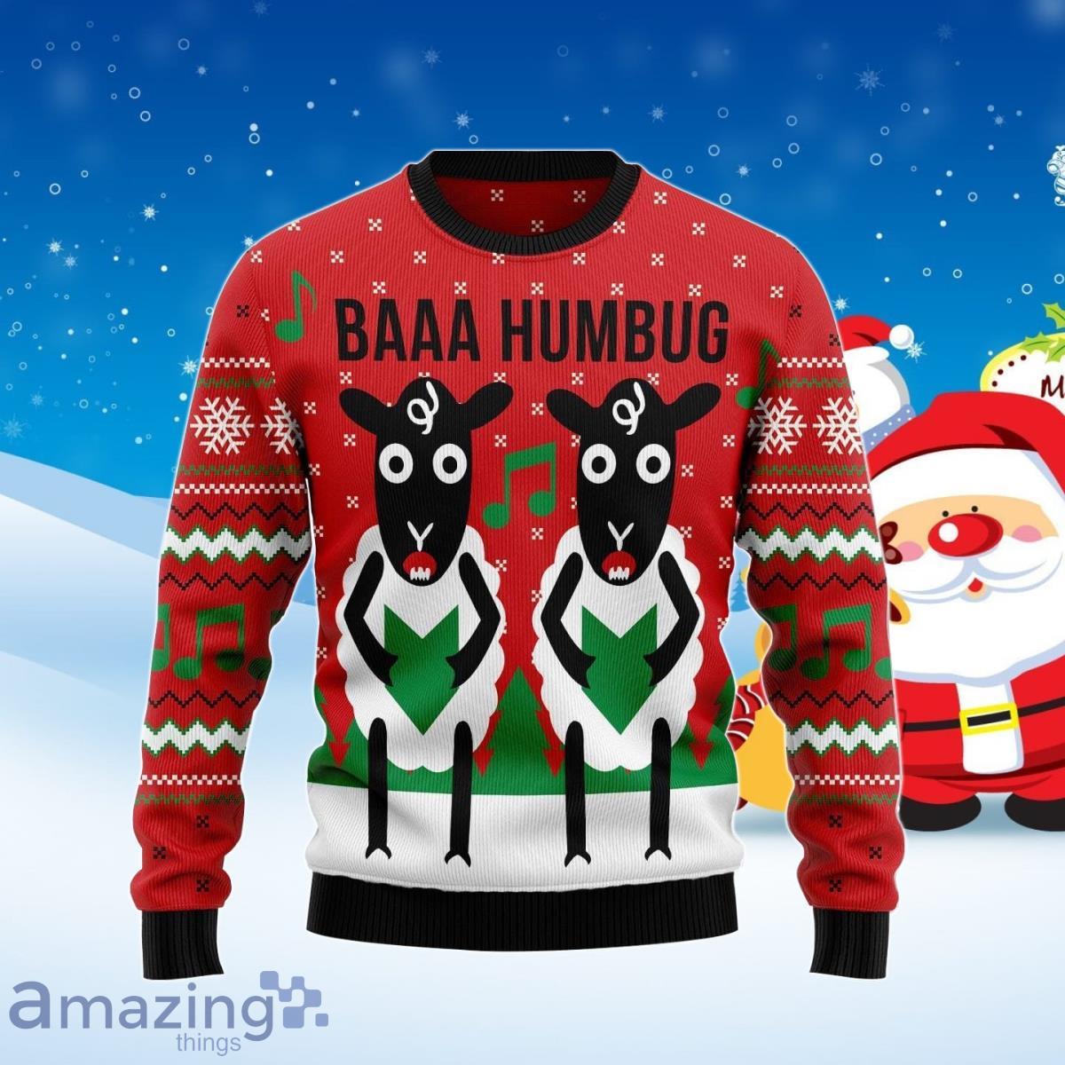 Vintage Sheep Music Ugly Christmas Sweater Unique Gift Product Photo 1