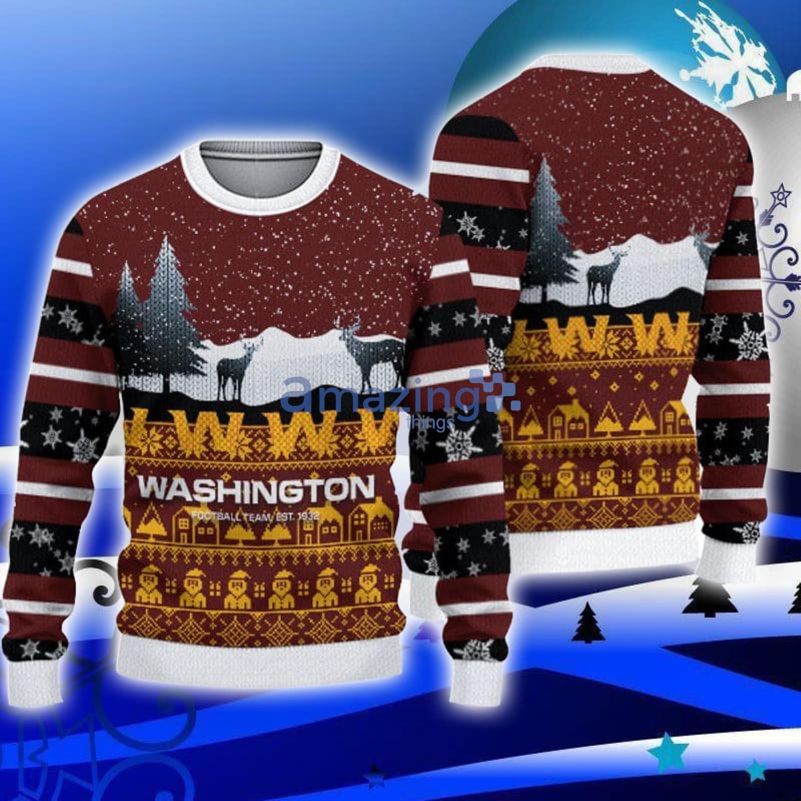 NFL Washington Redskins Christmas Gift For Sport Fans Ugly Christmas Sweater