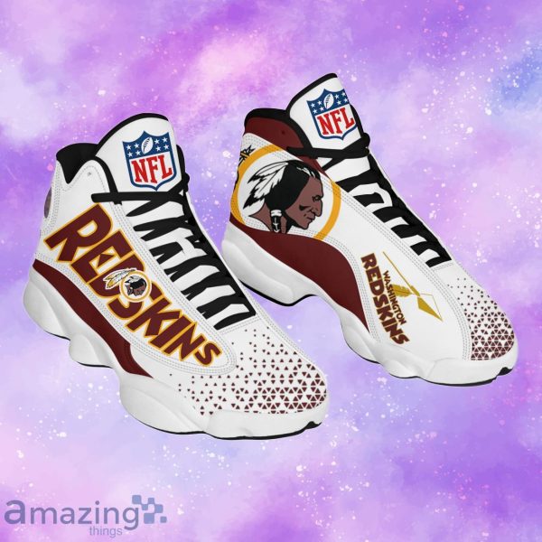 Washington Redskins Football Team Custom Name Air Jordan 13 Sneakers For  Fans