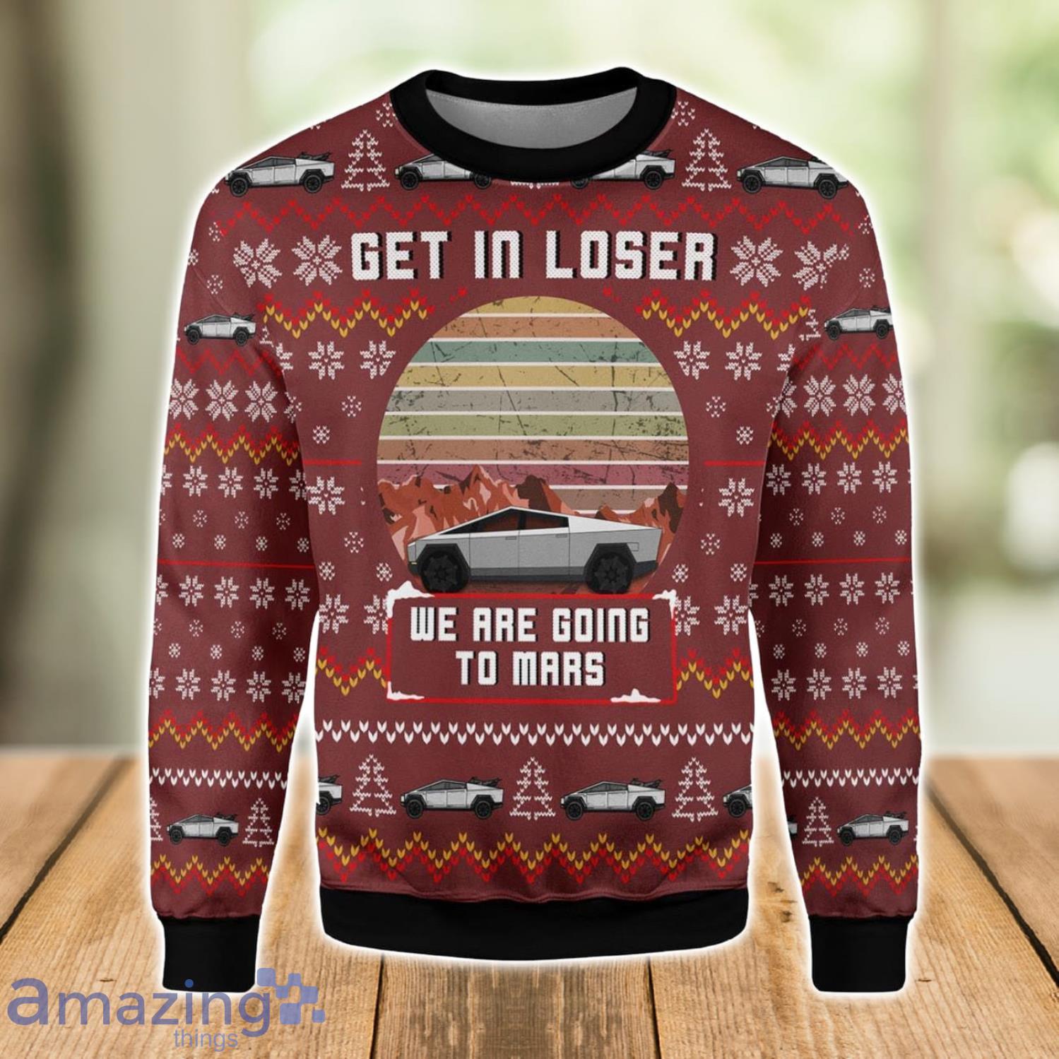 We Are Going To Mars Ugly Christmas Sweater Xmas Gift Christmas Gift Sweater Product Photo 1