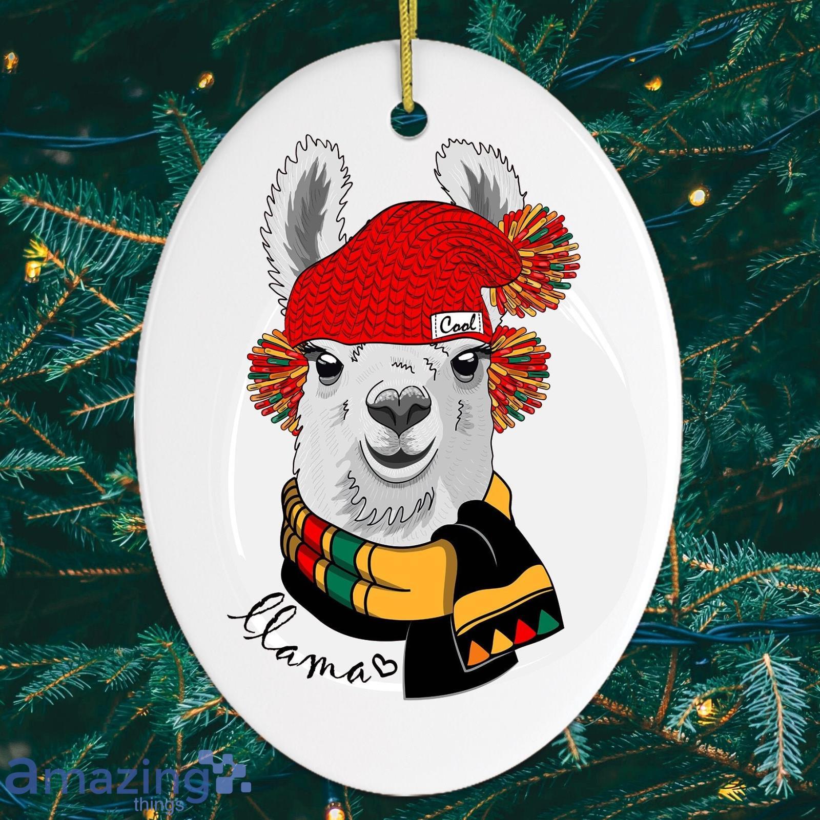 Winter Llama Ornament Product Photo 1