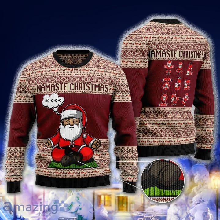 Yoga Santa Clause Gift For Christmas Holiday Ugly Christmas Sweater Product Photo 1 Yoga Santa Clause Gift For Christmas Holiday Ugly Christmas Sweater Product Photo 1