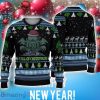 3D Call Of Cthulhu Ugly Christmas Sweater Christmas Party Gift